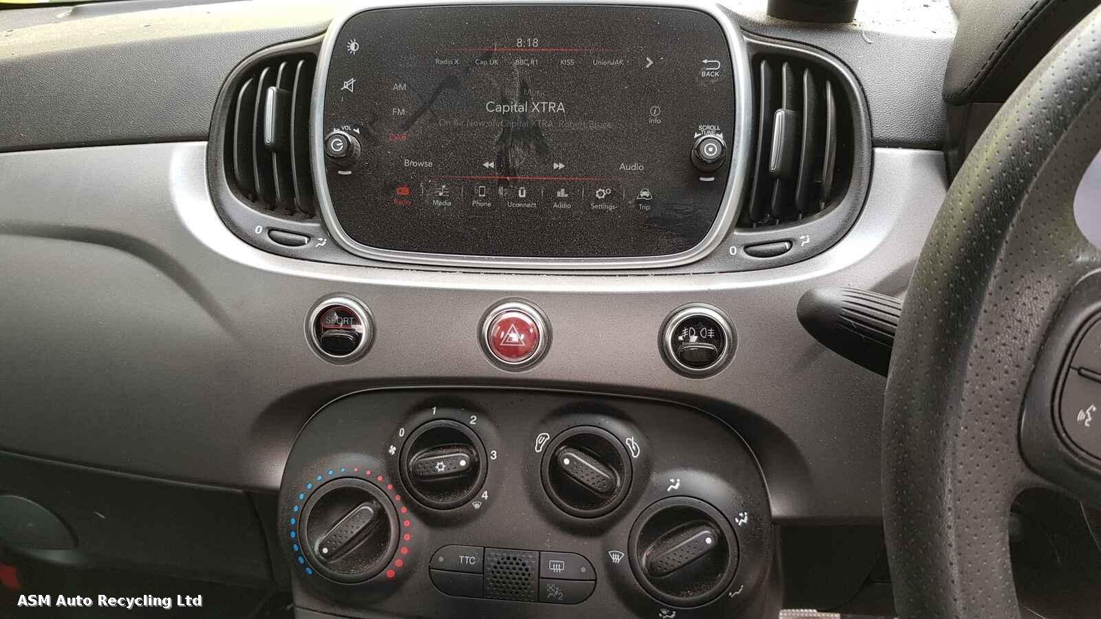 Fiat 500 2018 3 Door Hatchback Breaking View Auto part Fiat 500 2018 3 Door Hatchback Breaking