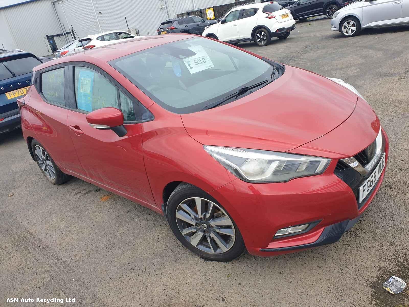 Image for a Nissan Micra 2018 5 Door Hatchback Breaking