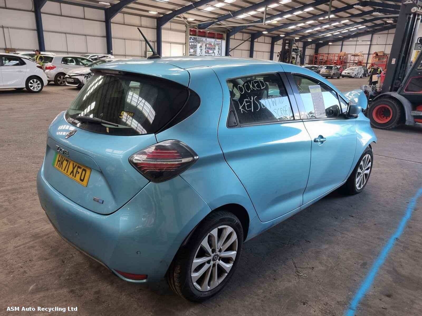 View Auto part Renault Zoe 2021 5 Door Hatchback Breaking