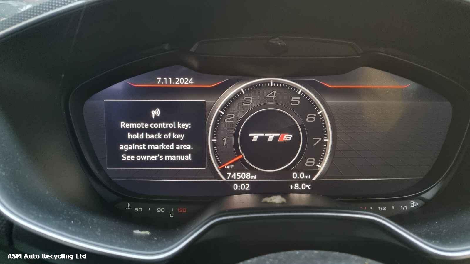 View Auto part Audi Tt 2015 2 Door Coupe Breaking