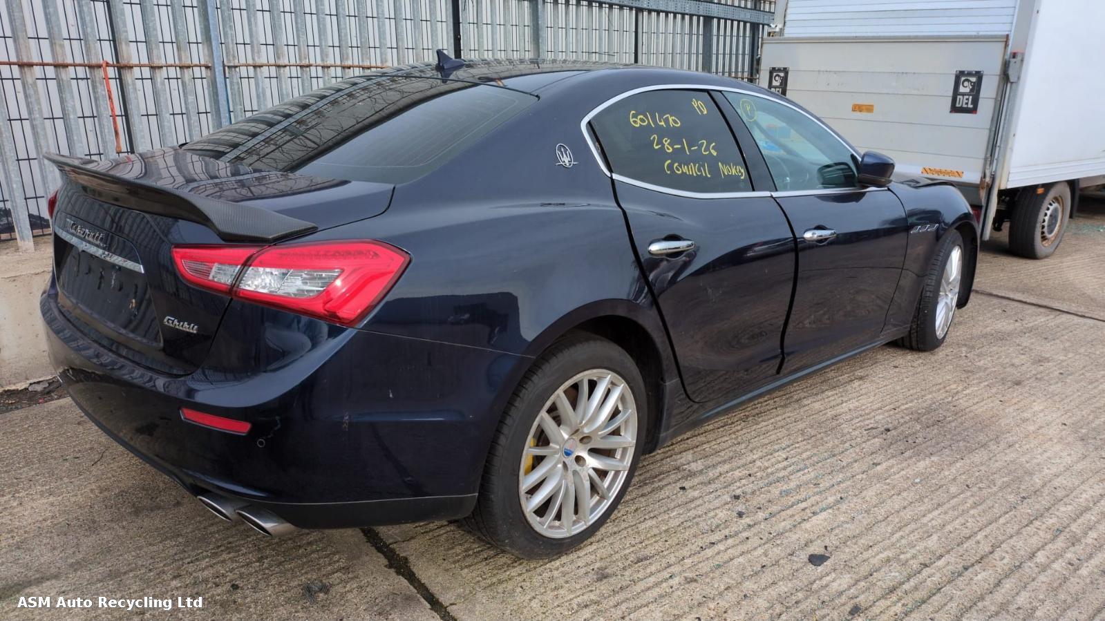 View Auto part Maserati Ghibli 2014 4 Door Saloon Breaking