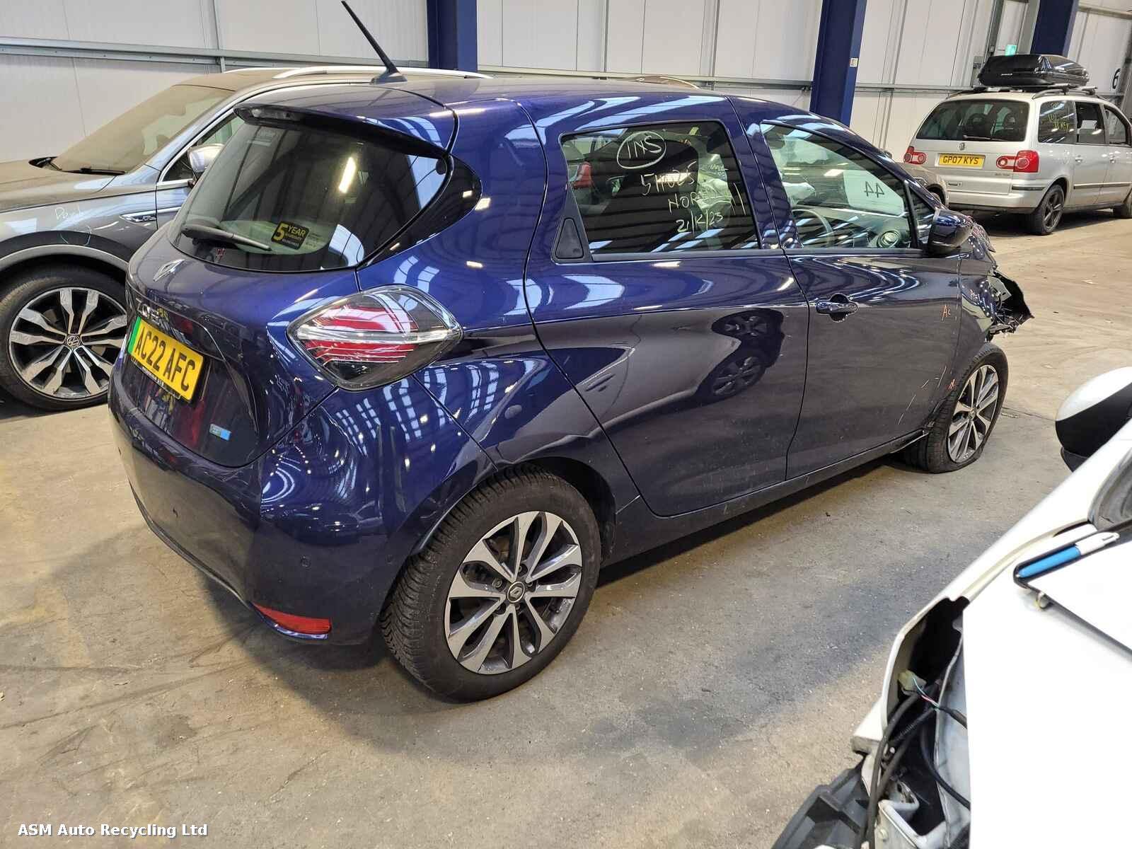 Renault Zoe 2022 5 Door Hatchback Breaking View Auto part Renault Zoe 2022 5 Door Hatchback Breaking