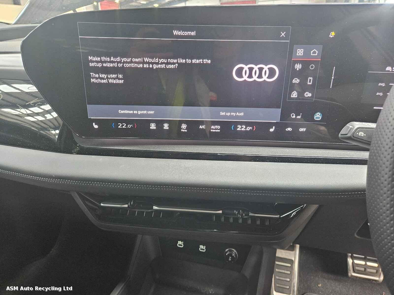 Audi Q6 E-tron 2025 5 Door Saloon 5 Door Breaking View Auto part Audi Q6 E-tron 2025 5 Door Saloon 5 Door Breaking